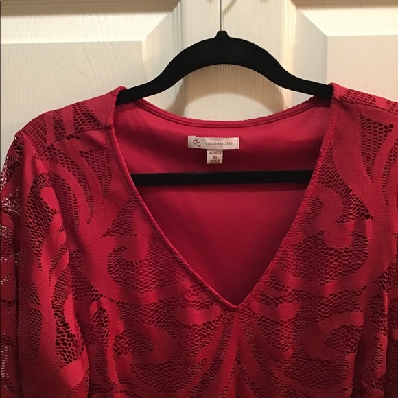 Red Lace Dress - Picture 7 of 12